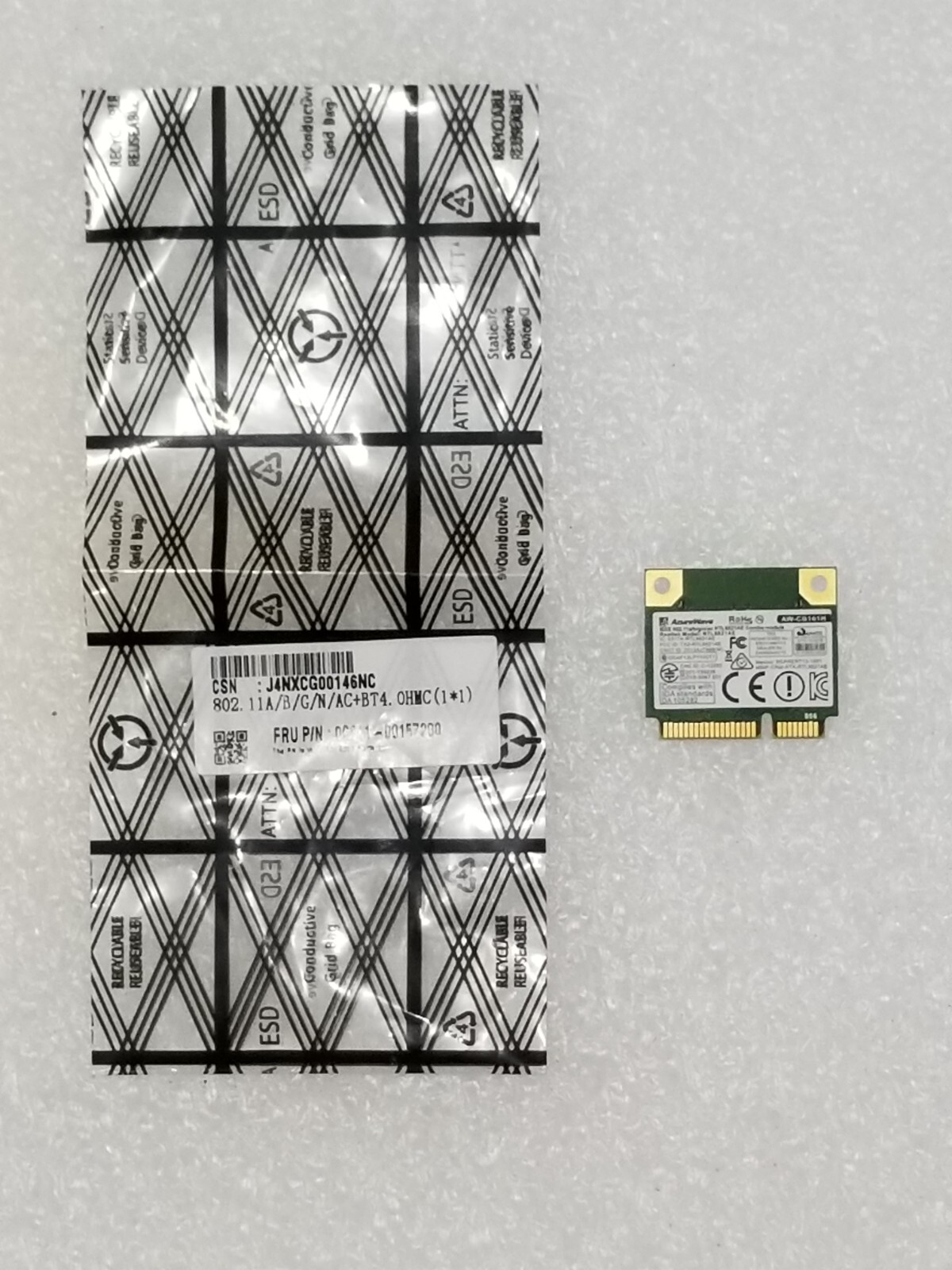 Asus 0C011-00157200 802.11a/b/g/n/ac WLAN Bluetooth 4.0 PCIe Half RTL8821AE