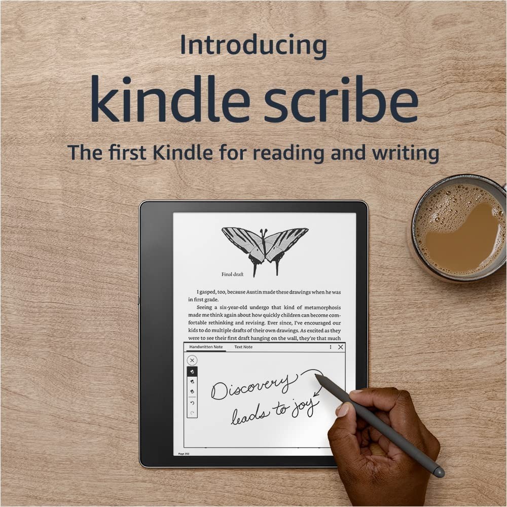 Amazon Kindle Scribe 1st Gen. 32GB, Wi-Fi, 10.2" - Tungsten (with Premium Pen)