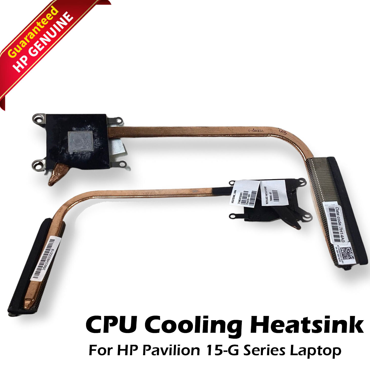 GENUINE HP PAVILION 15-G SERIES LAPTOP THERMAL CPU COOLING HEATSINK 753895-001