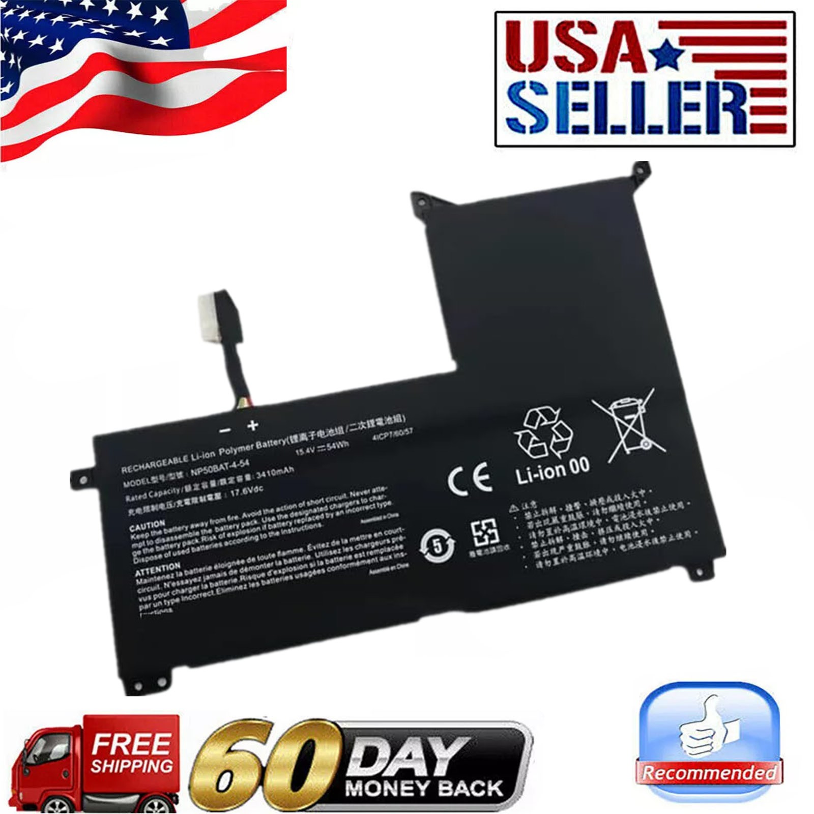NP50BAT-4-54 6-87-NP5KS-51B01 Battery for GIGABYTE G5 KF5, GIGABYTE G6 KF 2024