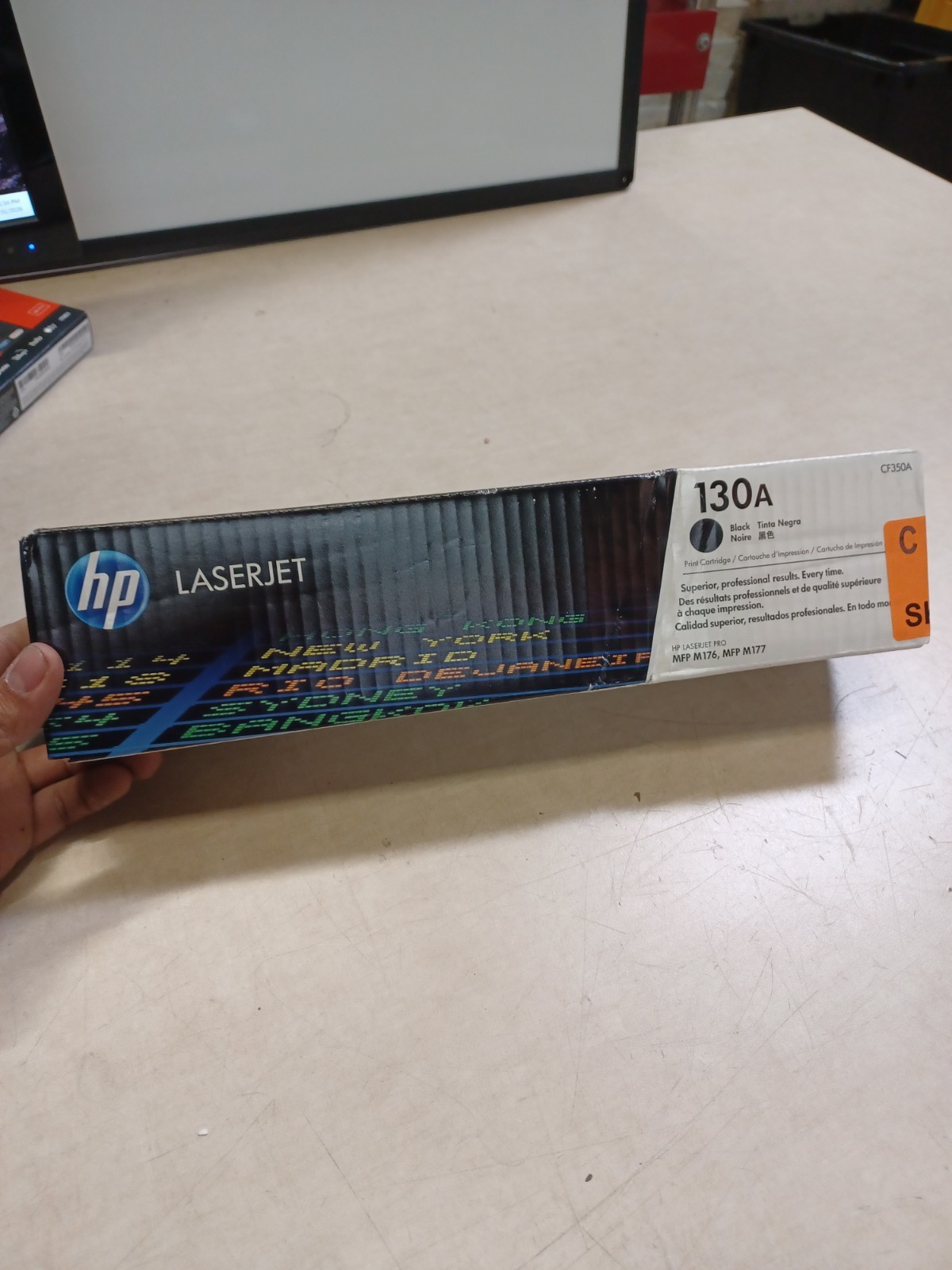HP 130A Black Standard Yield Toner Cartridge CF50A