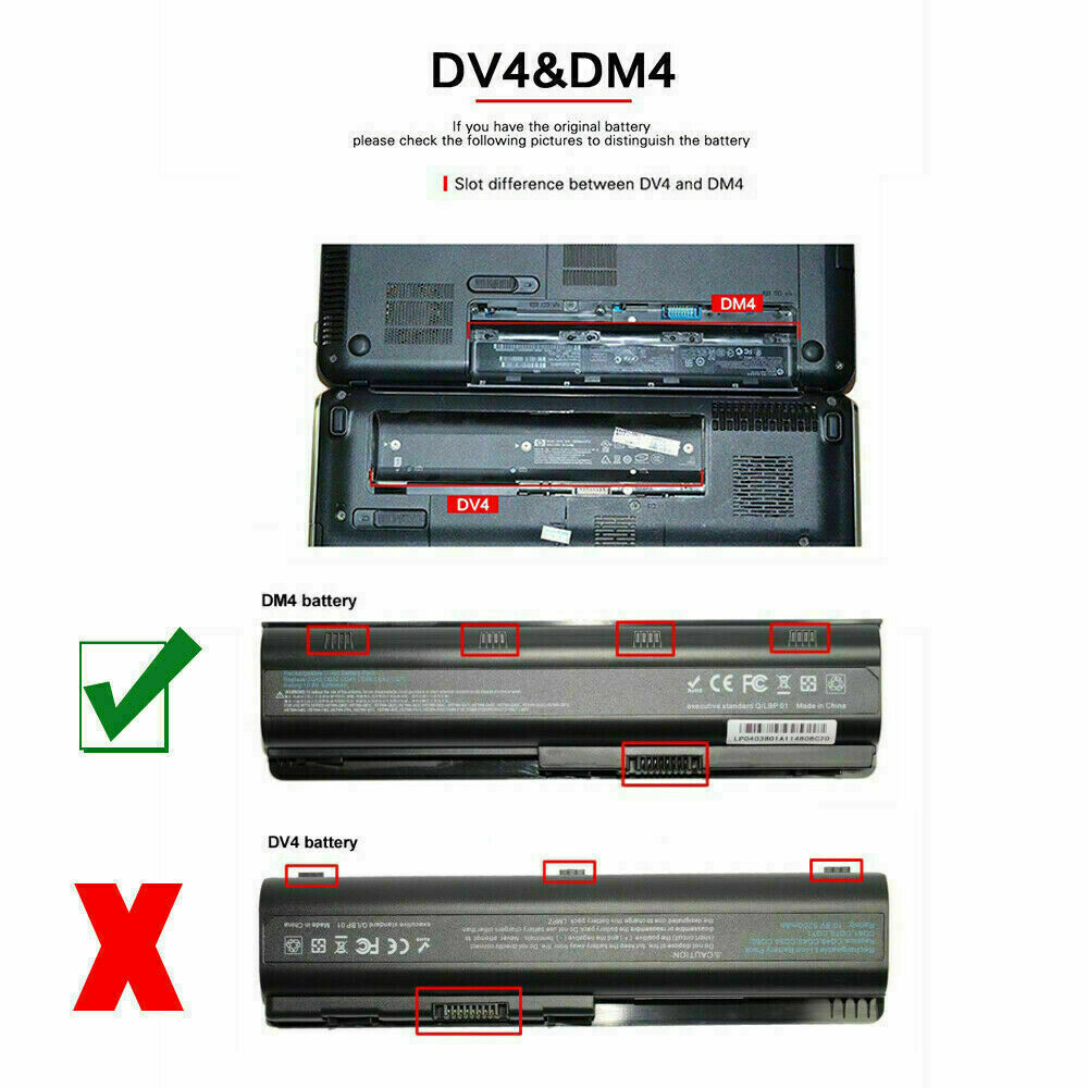 New 5200mAh MU06 MU09 Battery For HP 430 431 630 631 635 636 2000 Notebook PC