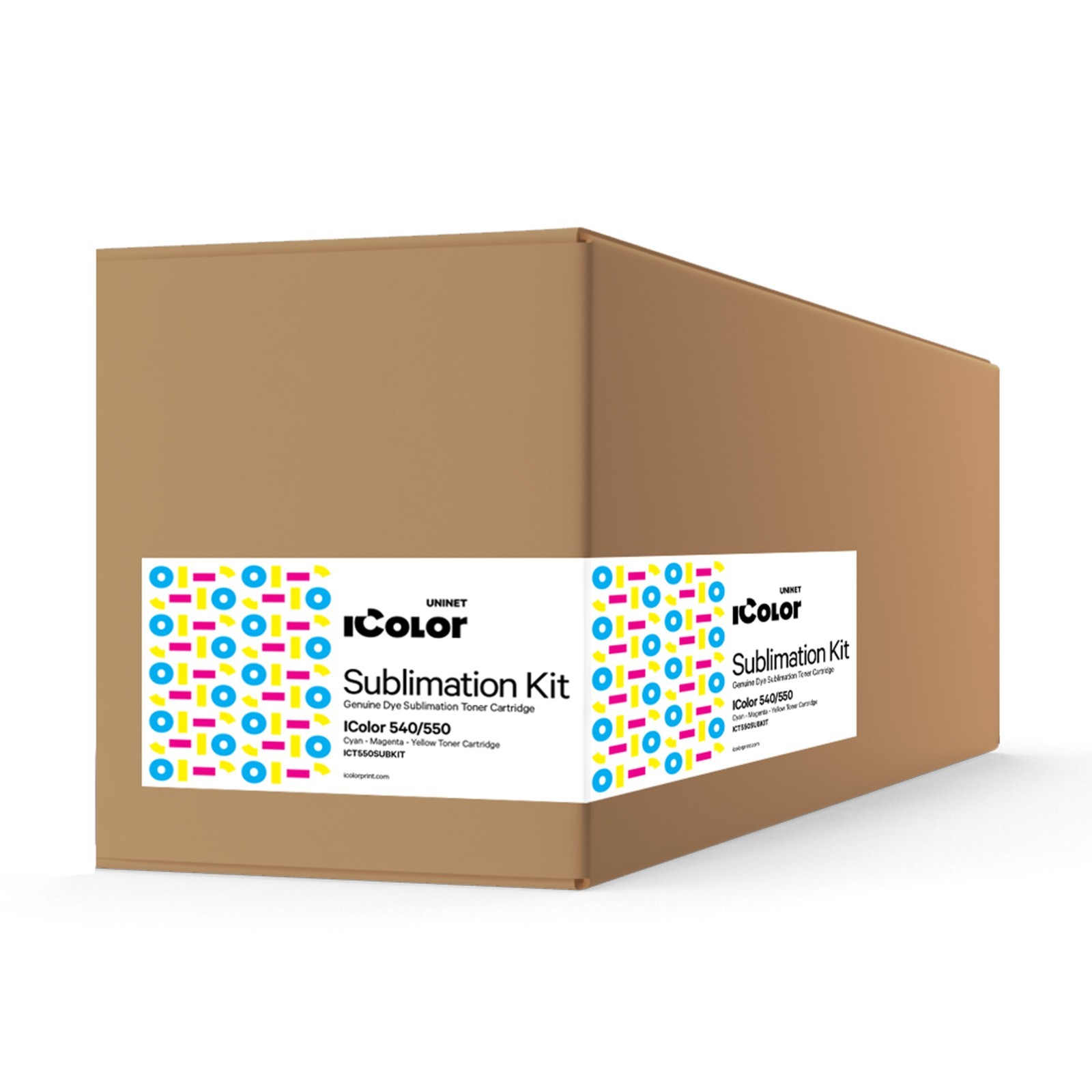 UniNet iColor 550 Dye Sublimation CMYK Starter Toner Cartridge Kit 3,000 Pages