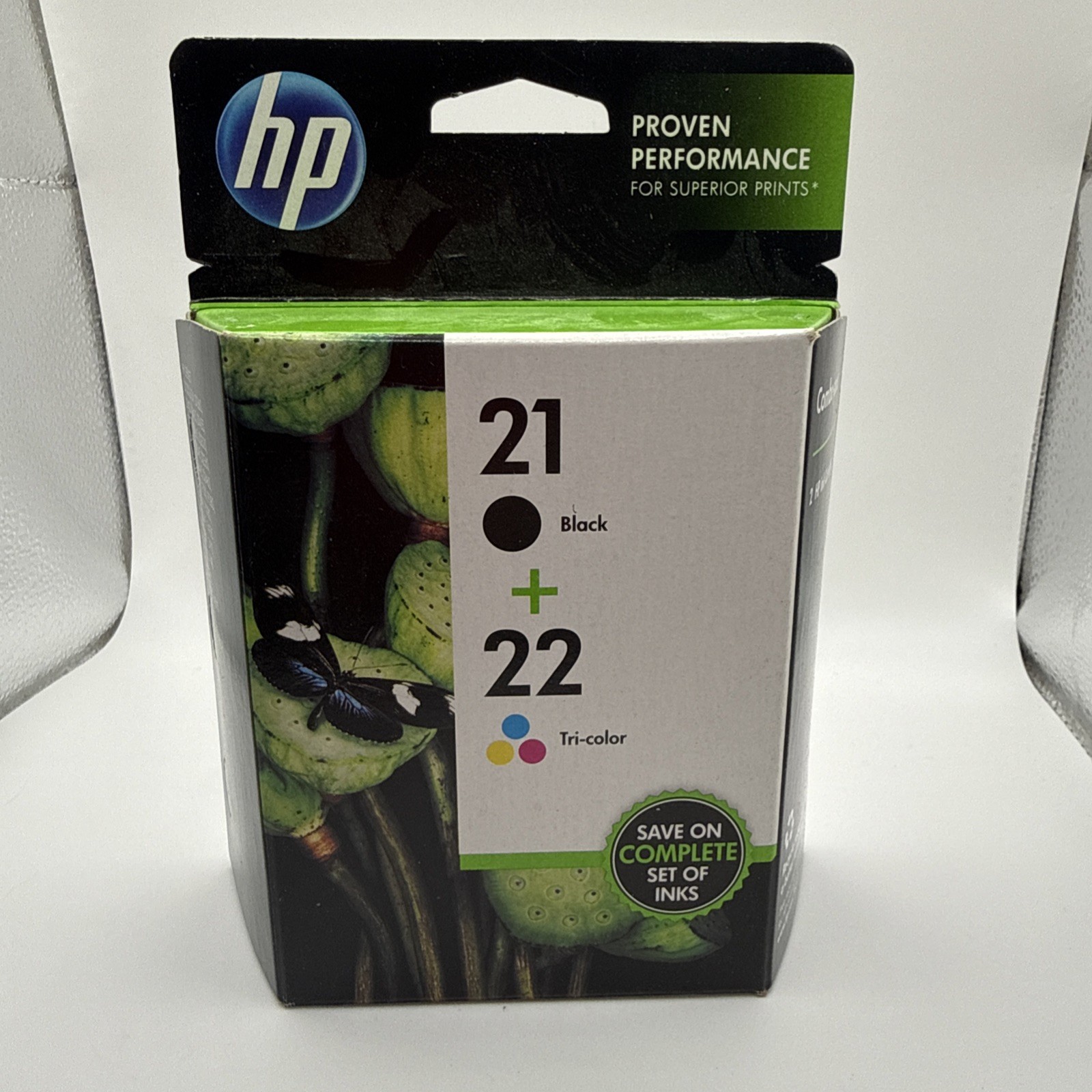 NEW SEALED - Genuine HP 21 & 22 Black/Color Combo Pack Ink Cartridges EXP 11/14
