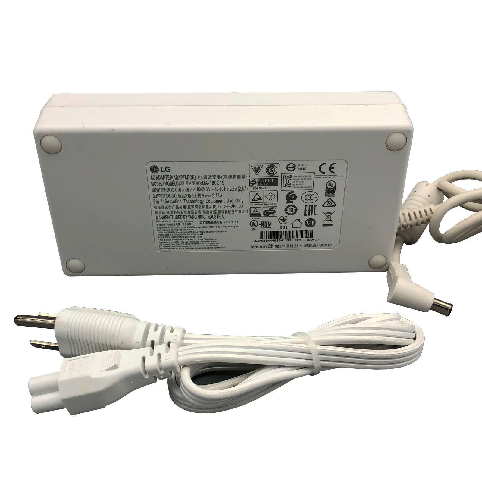 Genuine LG 180W AC Adapter DA-180C19 19V 9.48A Power Supply