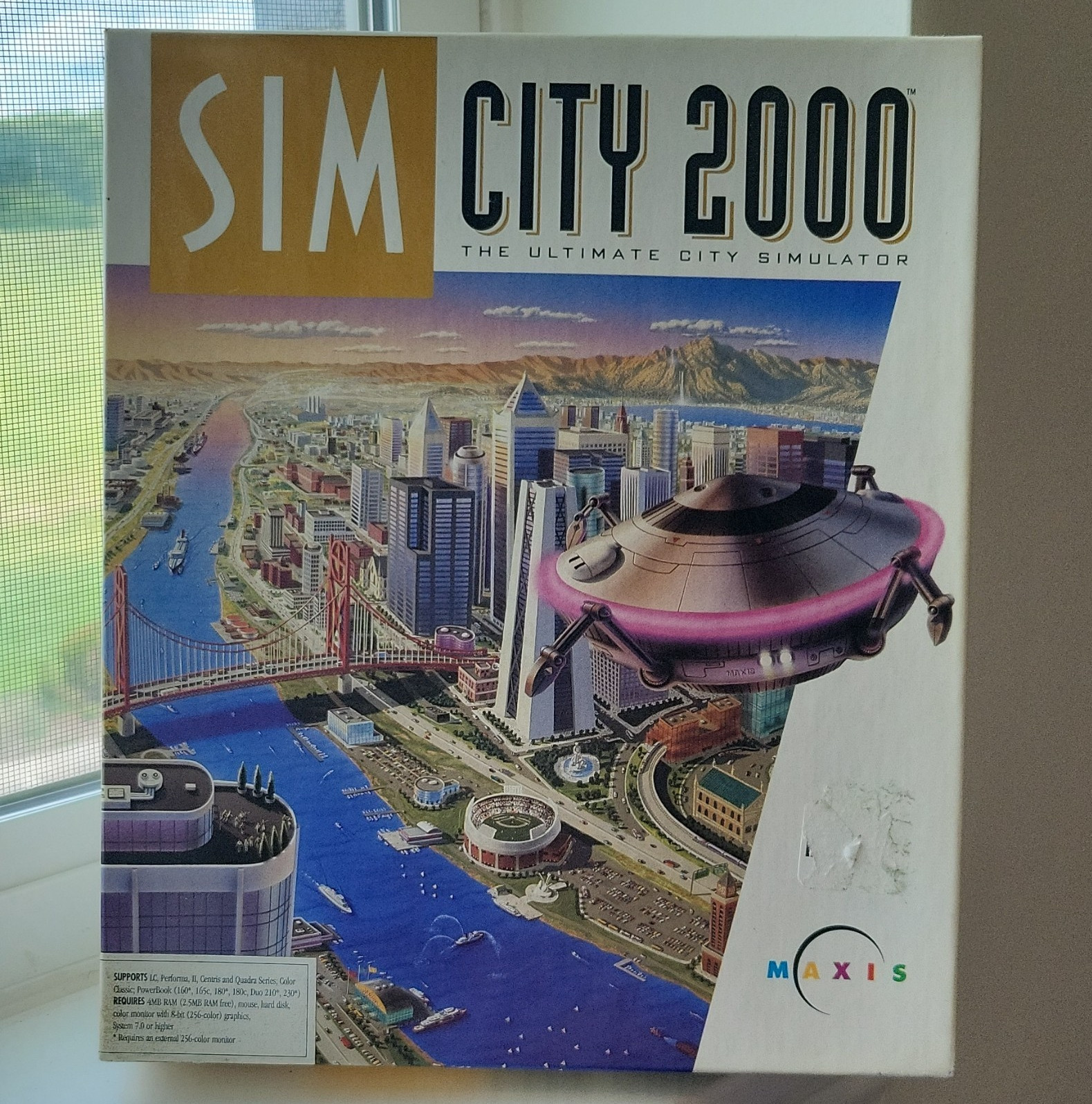 Maxis SimCity 2000 Ultimate City Simulator Mac 3.5" Floppy Disks w/ Box