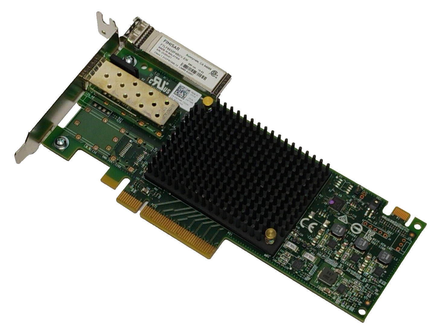 Dell Emulex LPE32000 1-Port 32Gb FC HBA WT48R 0WT48R Low Profile with SFP