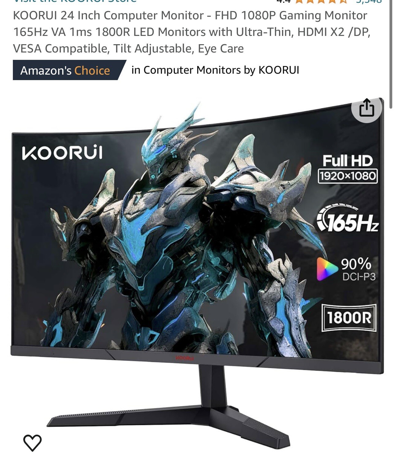 monitor 24 inch 165 hz