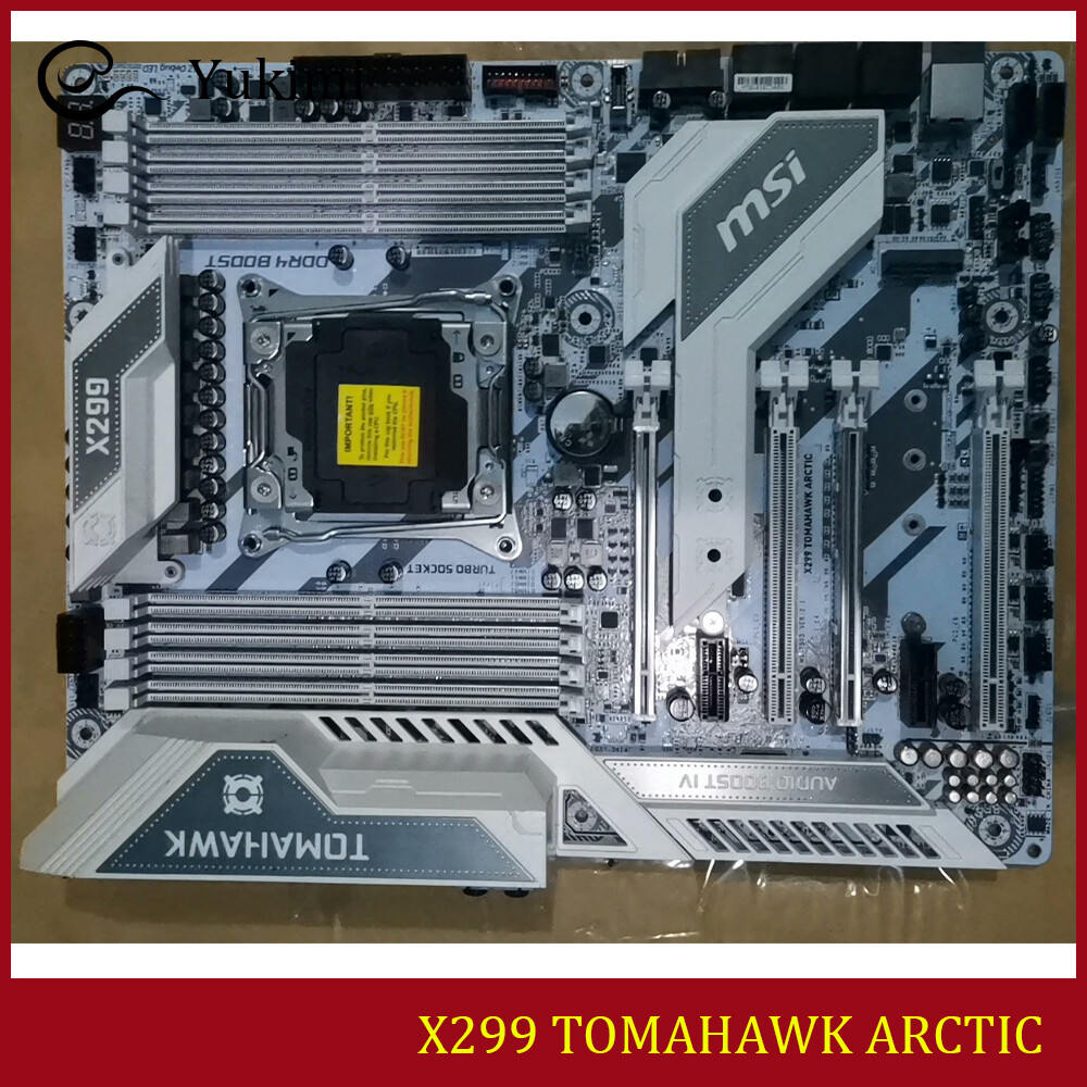FOR MSI X299 TOMAHAWK ARCTIC LGA2066 DDR4*8 128GB Intel ATX Motherboard Test OK
