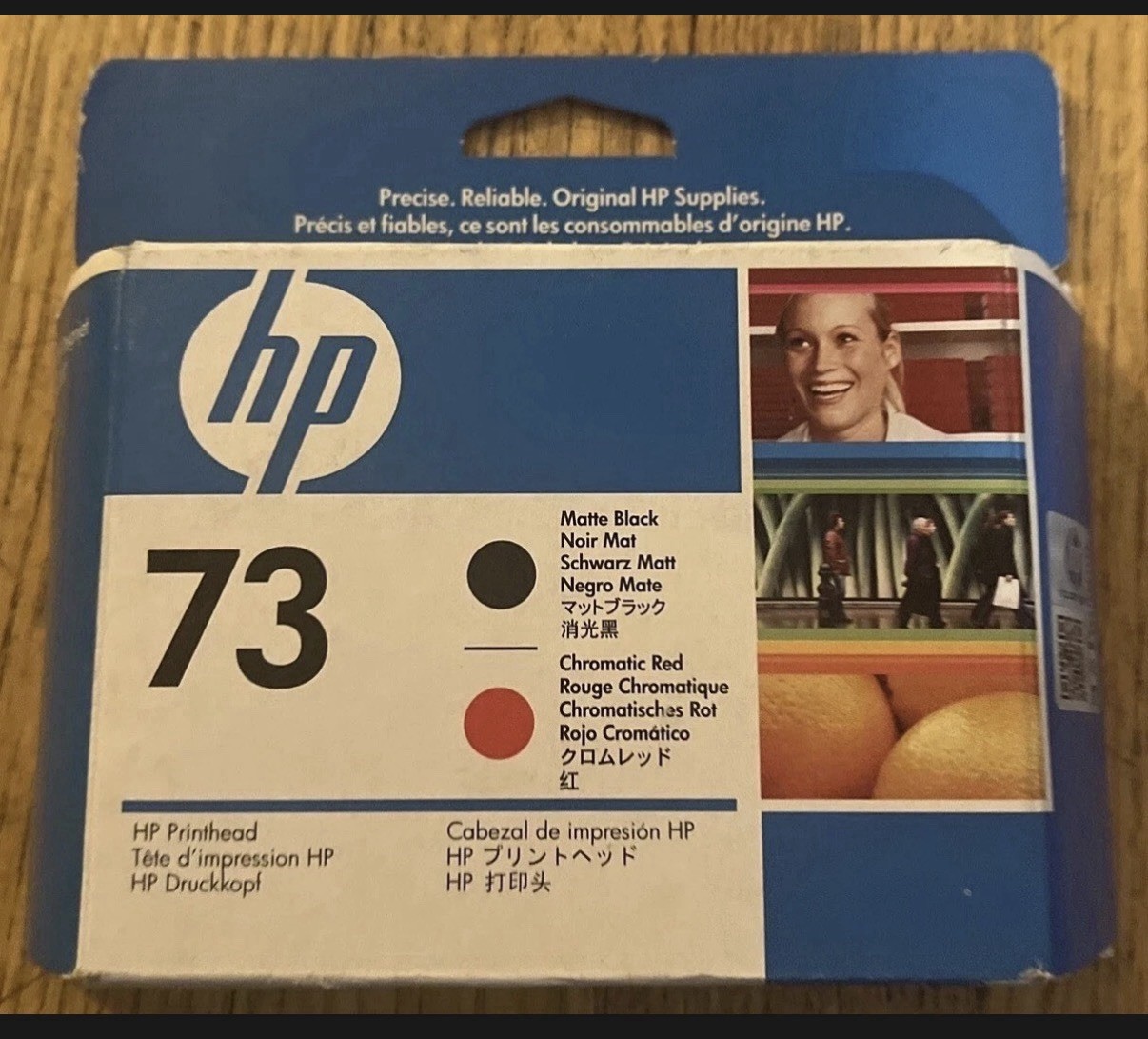 Genuine HP 73 Matte Black & Chromatic Red Printhead CD949A DesignJet Z3200