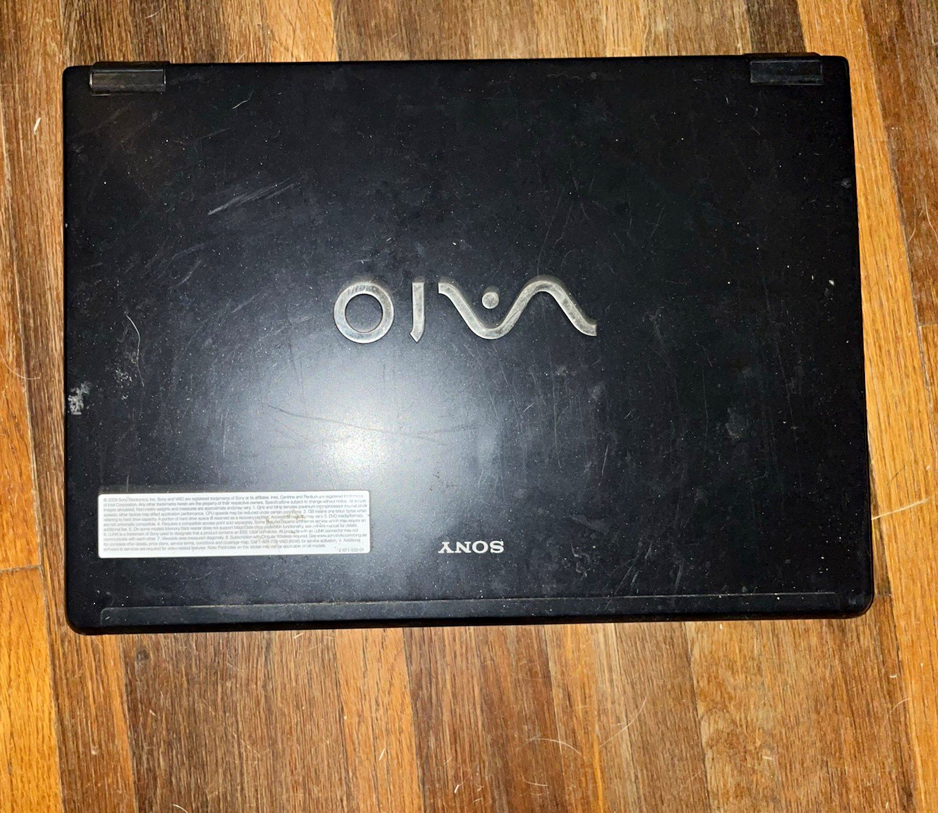Sony VAIO 15.4in Core 2 Duo 2.00GHz 4GB 250GB HDD Vista Wi-Fi Black