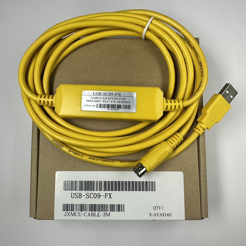 PLC Programming Download Cable USB-SC09-FX for Mitsubishi FX1S FX1N FX2N FX3U