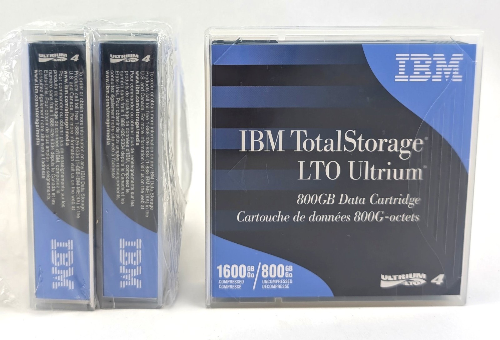 Lot 3 IBM 95P4436 Lto Ultrium 4 Tape Cartridge 800GB/1600GB Compressed Cassette