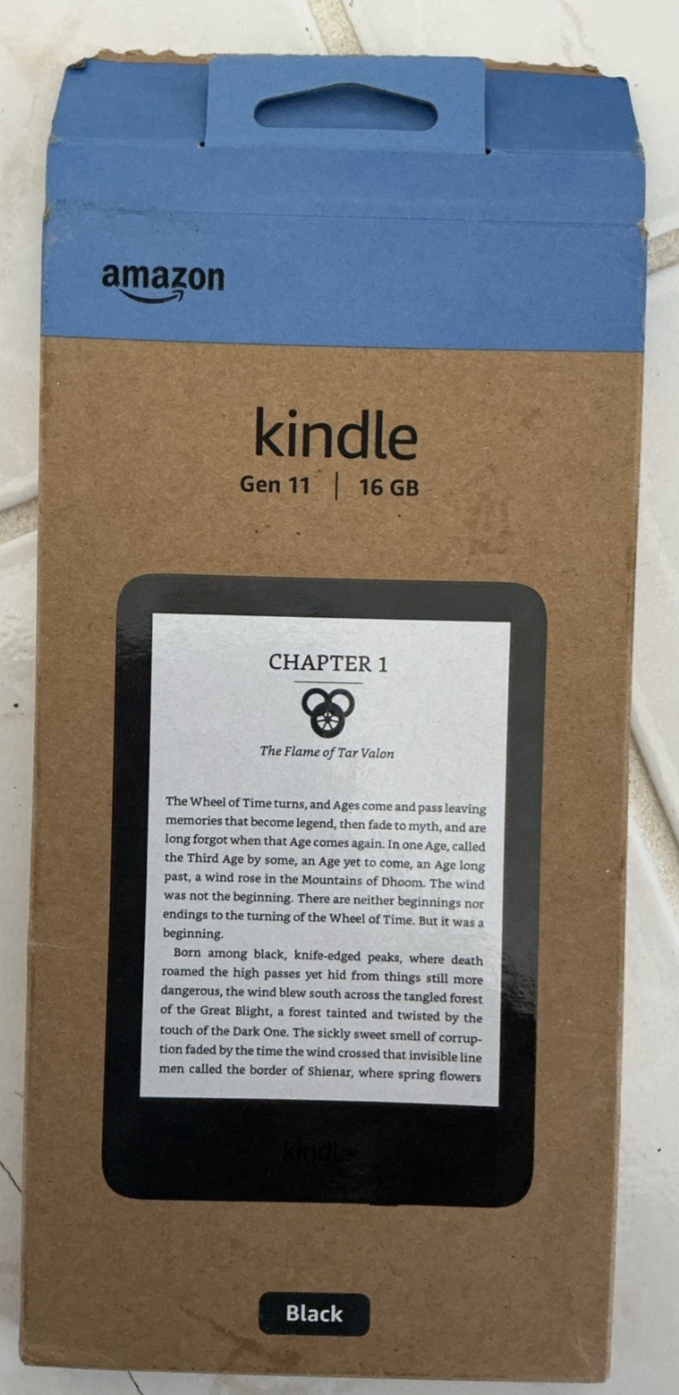 Amazon Kindle E-Reader 6" 11th Gen 16GB Wi-Fi 2024 Black (New In Open Box)