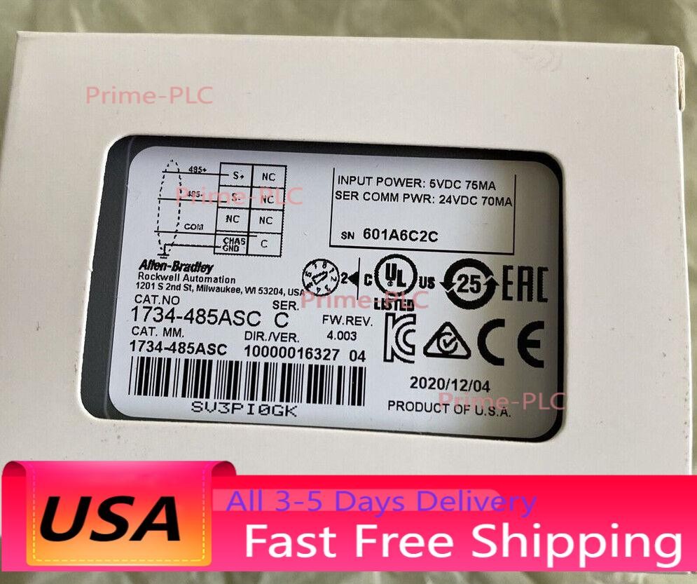 AB 1734-485ASC Series C Point I0 RS4 85 Comm Module 1734-485ASC NEW Spot Goods
