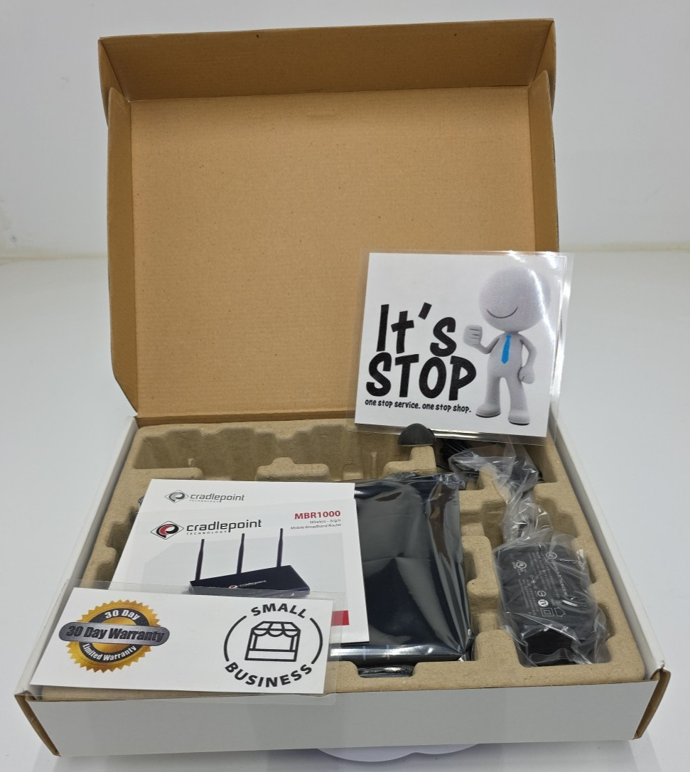 Cradlepoint MBR1000 Cellular-ready 3G/4G Mobile Broadband N Router