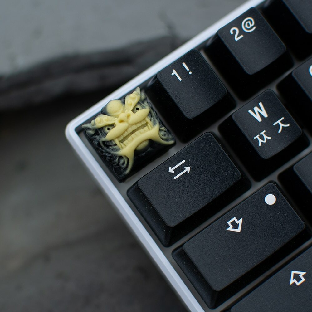1pc Hand Made Resin Artisan Keycap Mechanical Keyboard Shishi Demon Custom PC