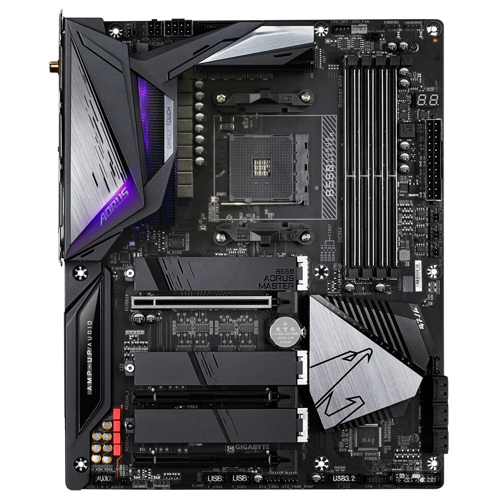 FOR GIGABYTE B550 AORUS MASTER HDMI AMD AM4 128GB Motherboard 100% Test 100%