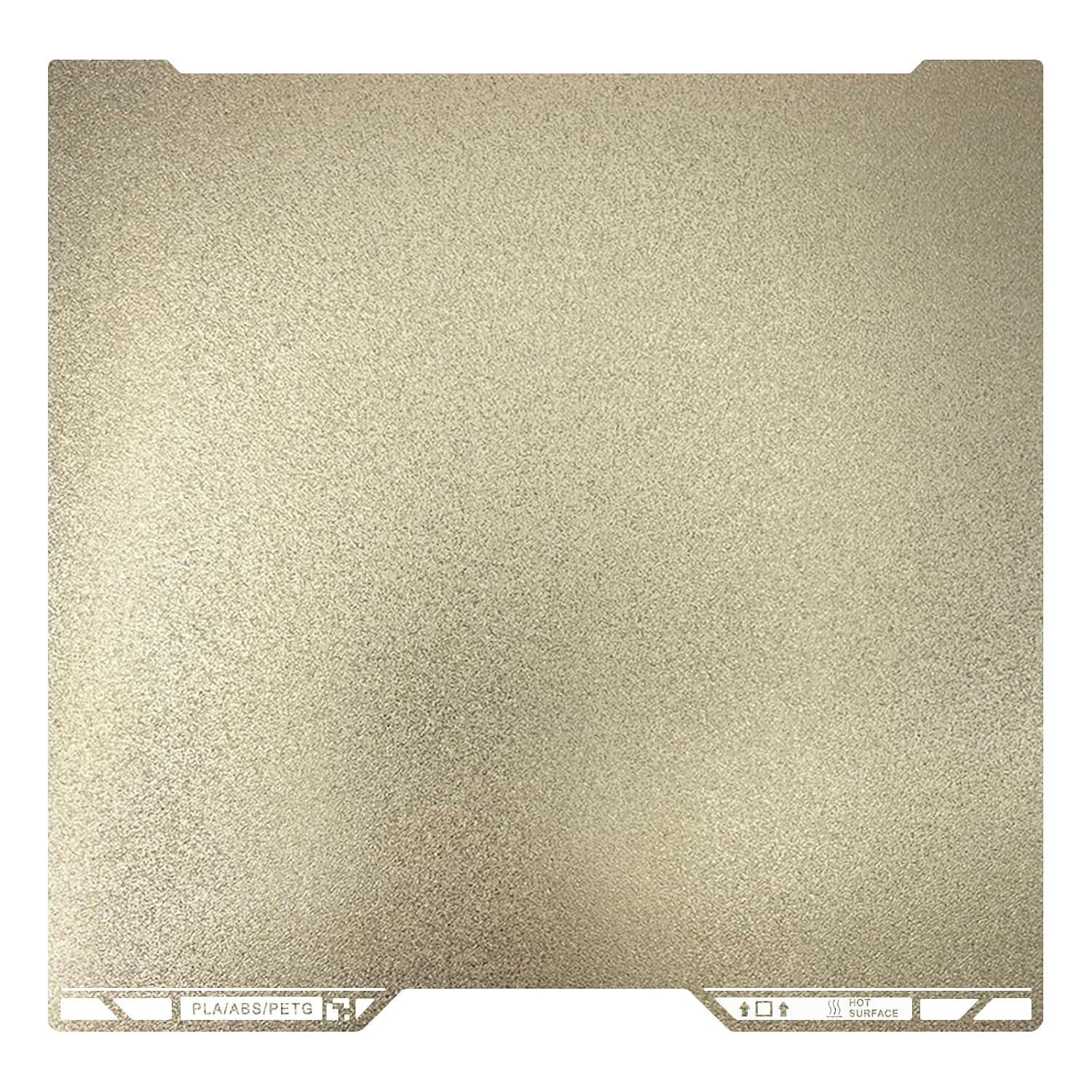 355X346Mm Gold PEI Double Side Build Plate for Bambu Lab H2S/H2D, 3D Printer