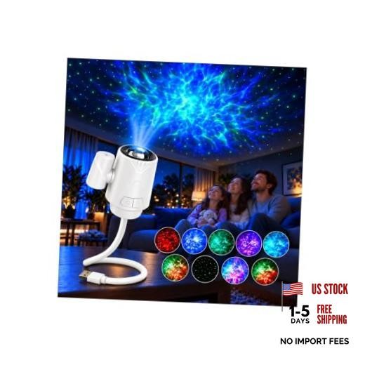 Galaxy Projector Night Light, USB Star Projector for Bedroom