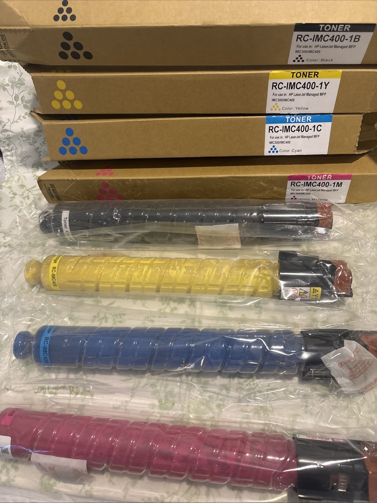 4 Ok ~ IM C300/IM C400 Toner For Ricoh C300F C400F C400SRF Black & CMY *SEALED*