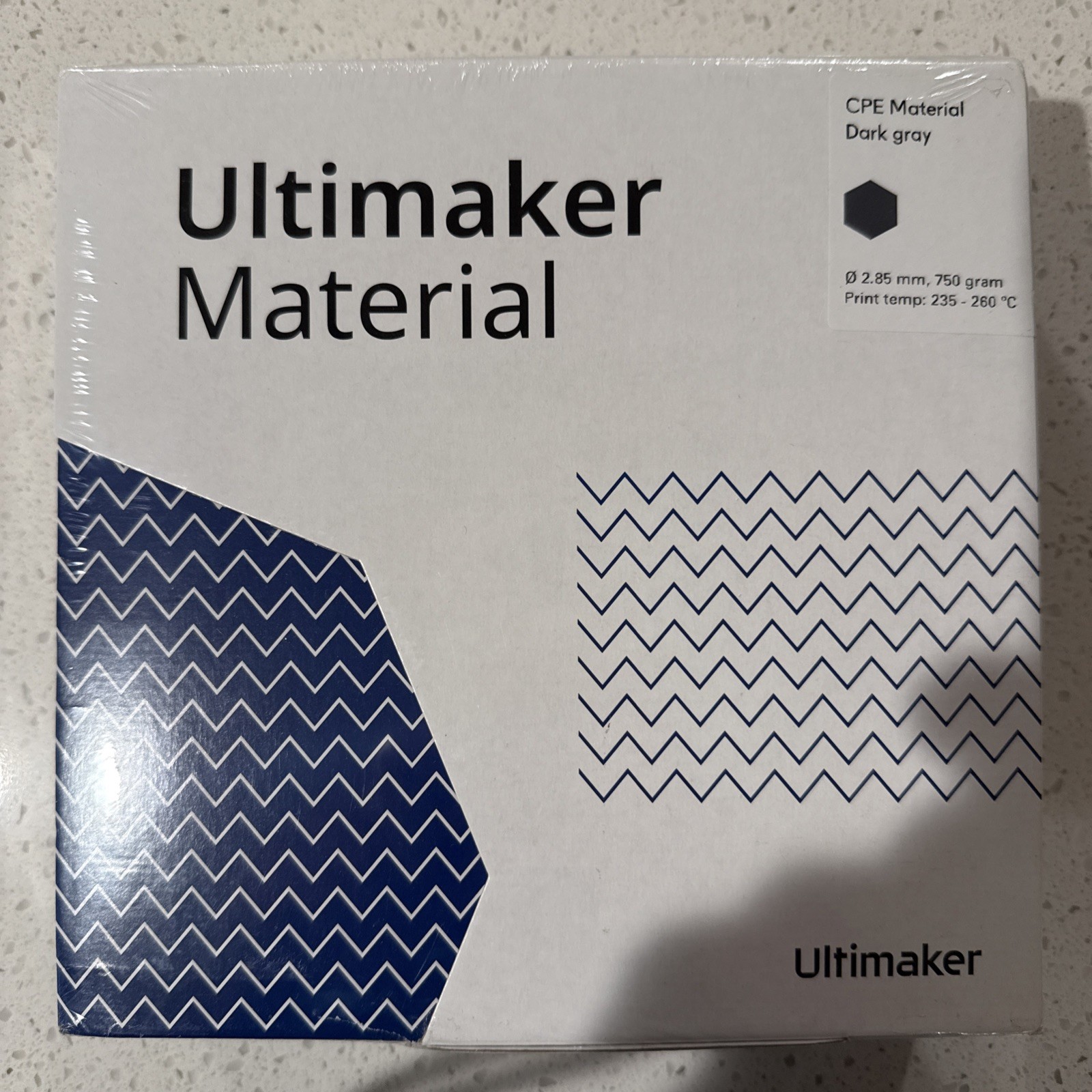 ULTIMAKER MATERIAL - CPE Material Dark Gray 1634 - Filament - 2.85mm 750g NEW