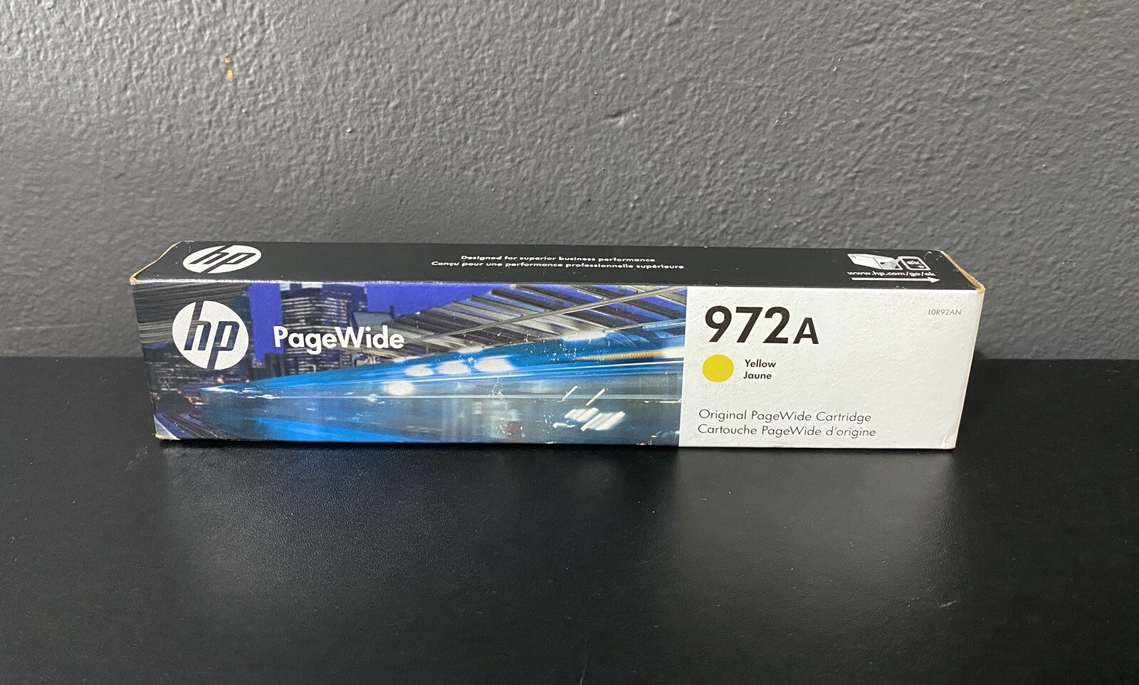 Genuine HP PageWide 972A Yellow Cartridge L0R92AN WARRANTY ENDED 11/2022