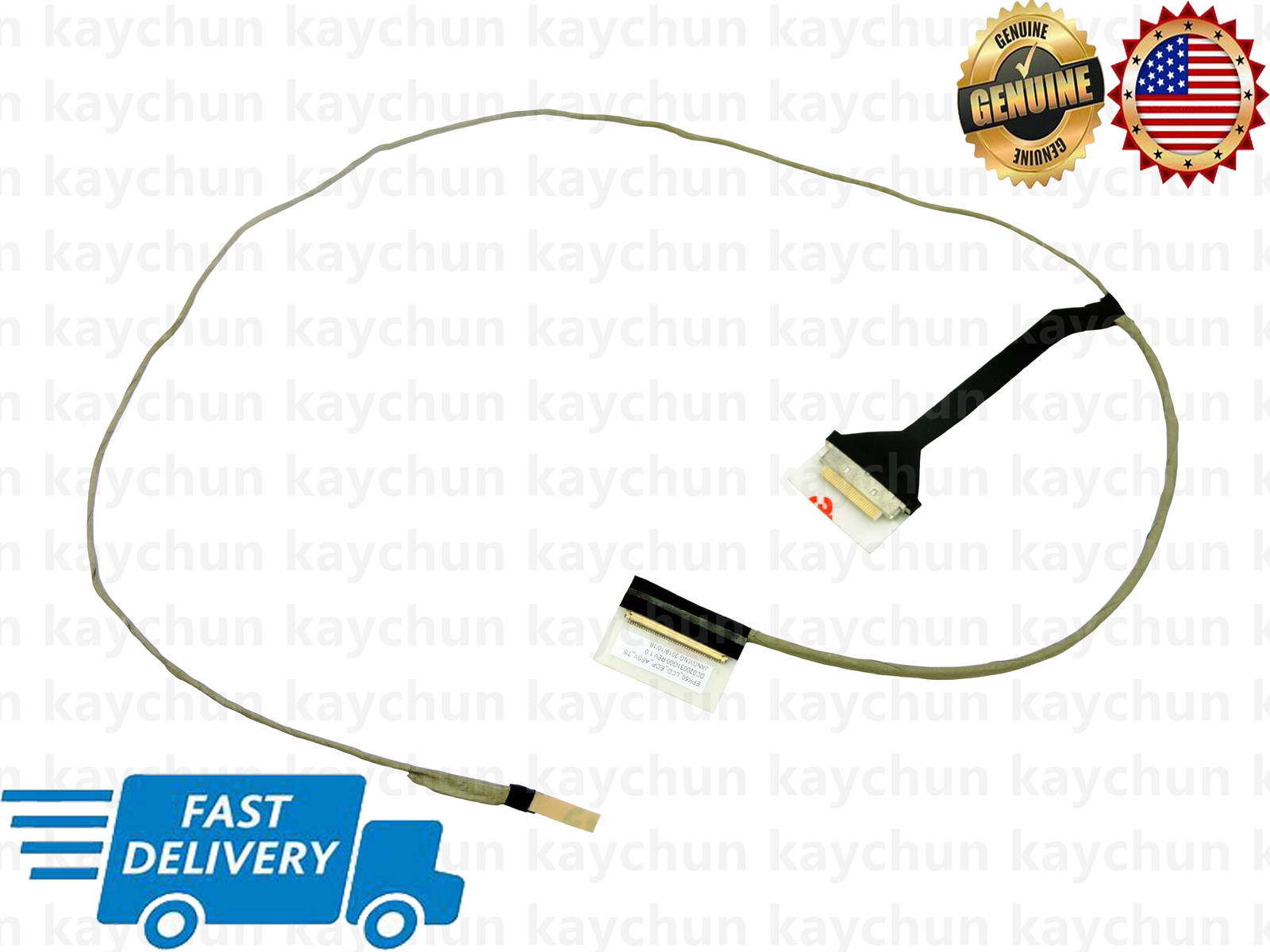 Original For HP 15-DB0020CA 15-DB0036NR LCD Video Screen Cable Touch 40pin EDP