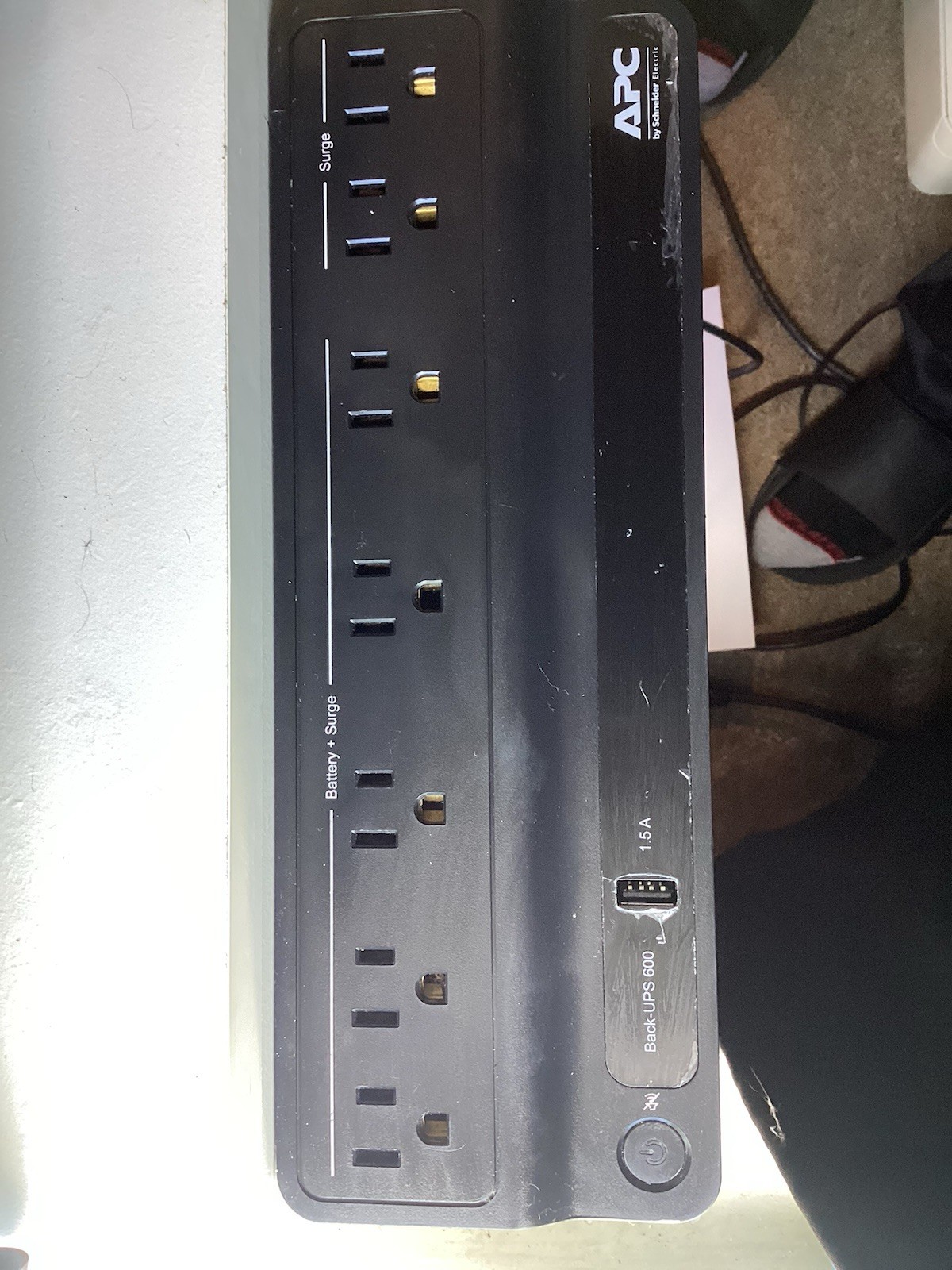 APC by Schneider Battery Back-up Surge Protection Model BN450M 450VA/ 255 Watts