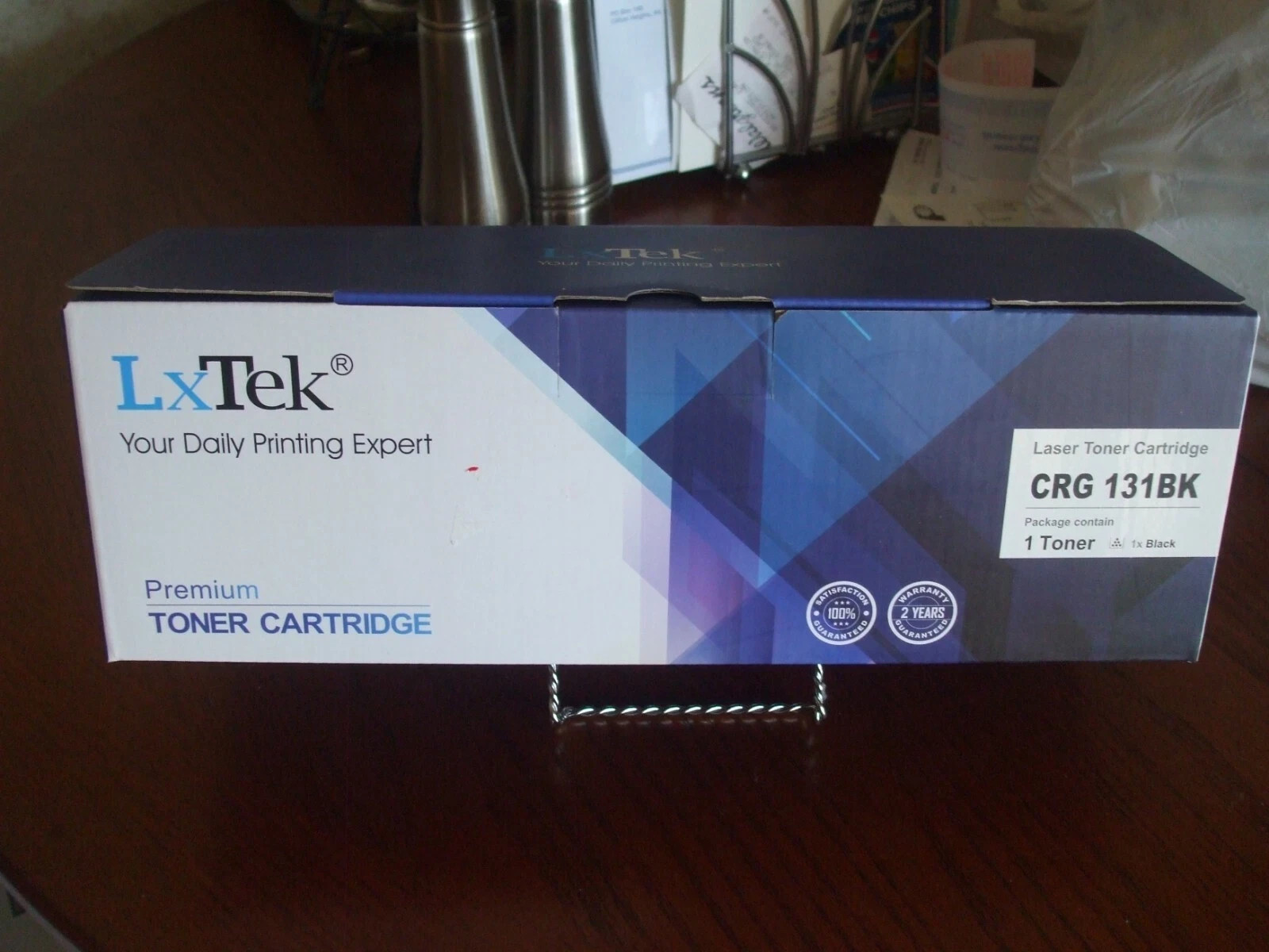 LxTek CRG-131BK Premium Black Laser Toner Cartridge - Open Box