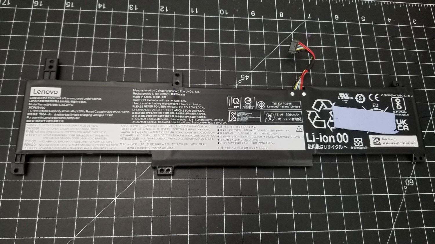 Genuine Lenovo IdeaPad 3 15ITL6 K14 Gen 1 Battery 11.1V  45Wh L20C3PF0 80-90%