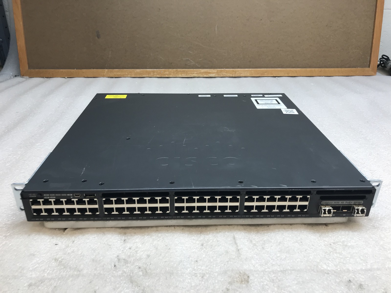 Cisco WS-C3650-48PD-L 48 Port PoE+ 2x 10G SFP+ 1U Base Switch 3650 1x 650WAC PSU