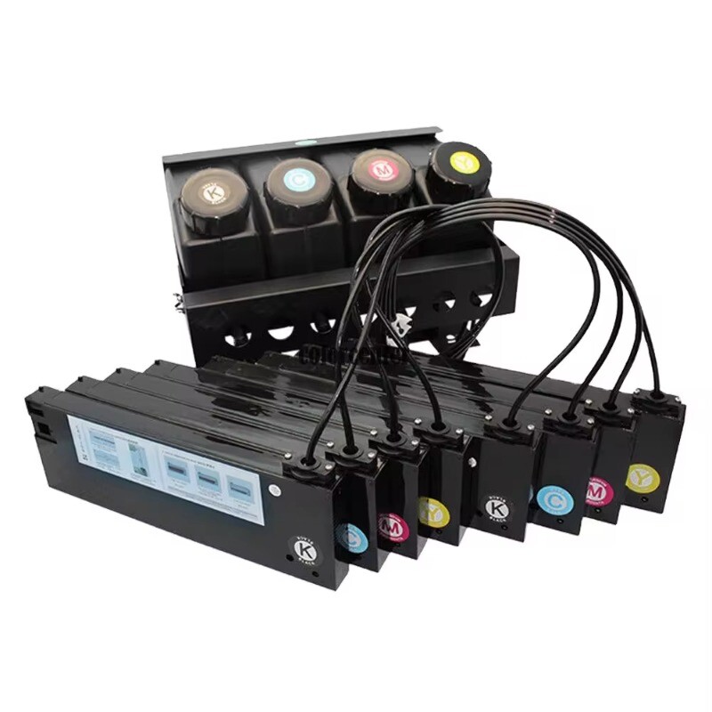 Universal CISS 4+8 Bulk UV Ink Tank Supply System for Digital UV Flatbed Printer