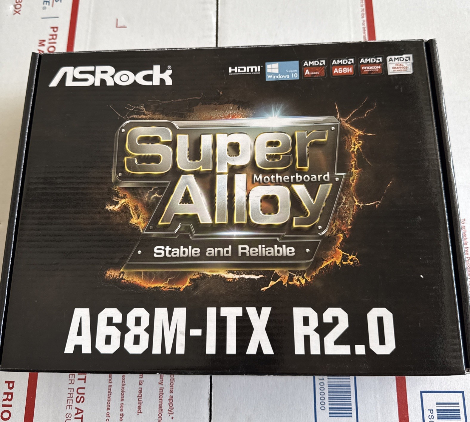 (1) ASROCK A68M-ITX R2.0 ****PLEASE READ***