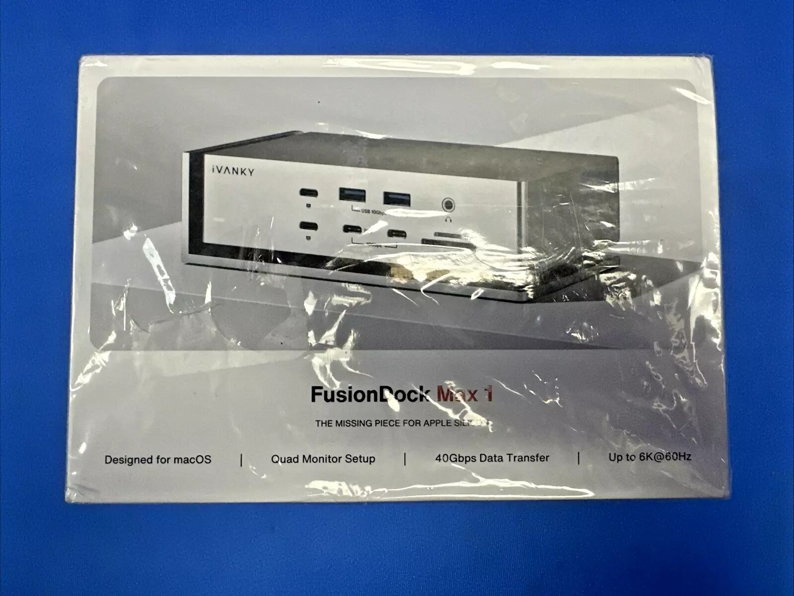 iVANKY FusionDock Max 1 Dual Thunderbolt 4 Chips, 20-in-1 Quad 6K@60Hz