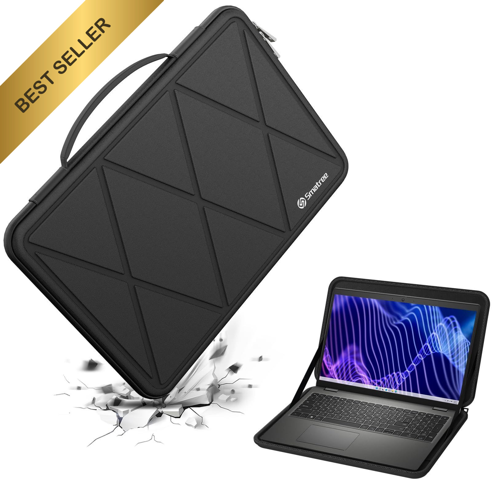 Smatree M86 Hard Protective 16 Inch Laptop Sleeve Case for Dell Razer Apple Mac