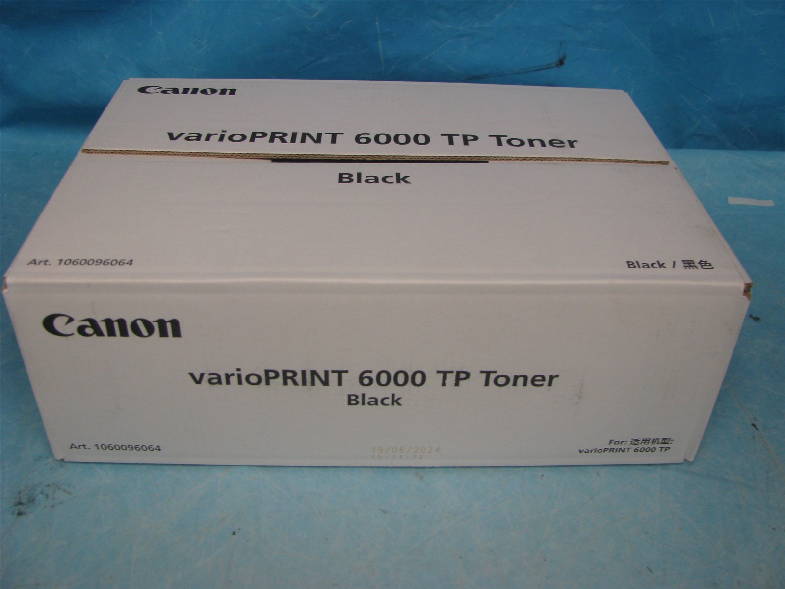 Genuine Canon VarioPrint 6000 TP Black Toner 7492B002[AA] - 2 Bottles - New 