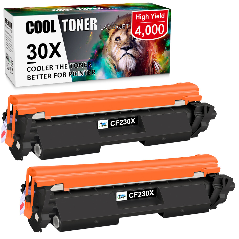 2PK Black Toner CF230X 30X for HP LaserJet Pro MFP M227fdw M227sdn M203dw M203d