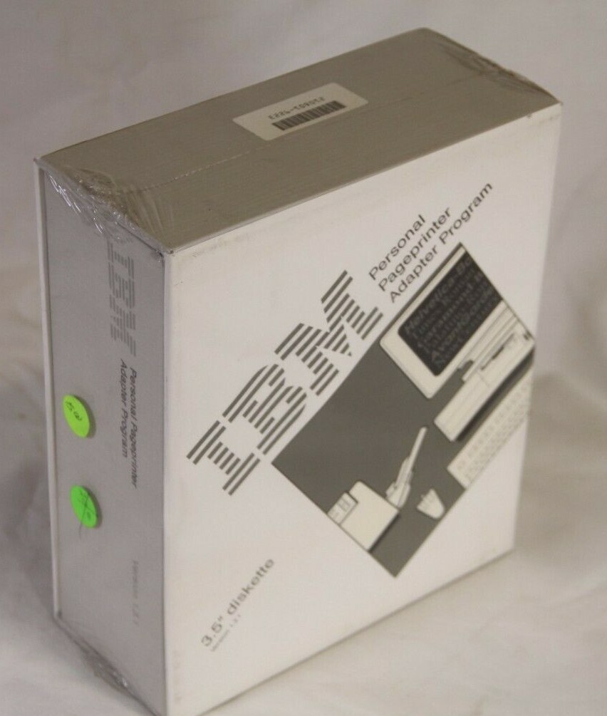IBM Personal Pageprinter Adapter Program Version 1.3.1 Sealed Manual 3.5" Media
