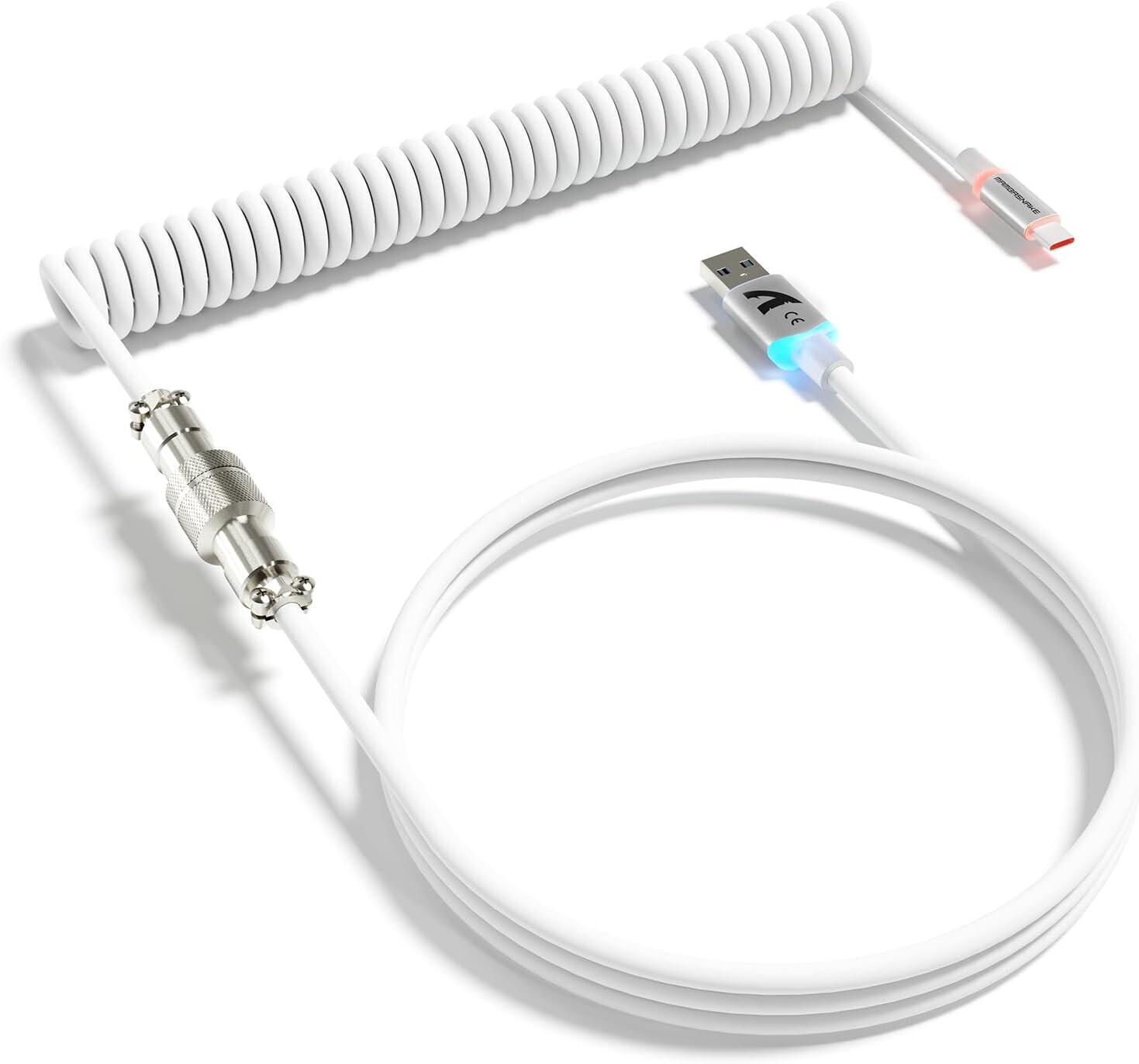 ATTACK SHARK C01Ultra Custom Aviator Cable for 8KHz Magnetic Keyboard,RGB Light