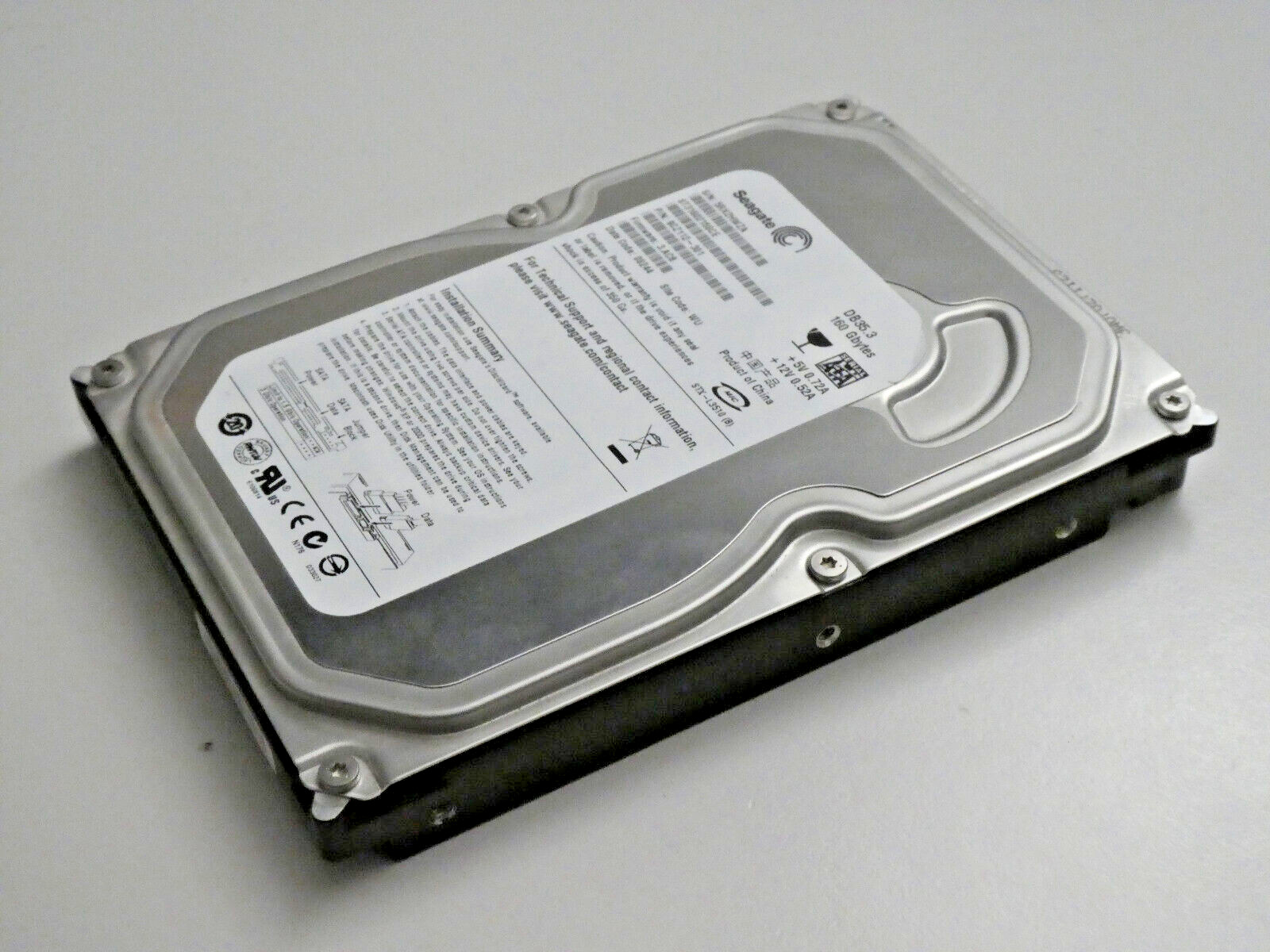 Seagate DB35.3 ST3160215SCE 160GB 2MB SATA II 7200RPM 3.5'' hard drive, warranty