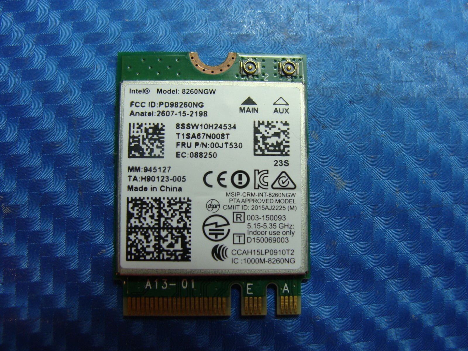 Lenovo Thinkpad X1 Yoga 1st Gen 14" OEM WIFI Wireless Card 00JT530 8260NGW ER*