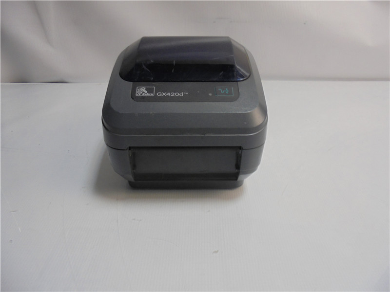 Zebra GX420D Thermal Label Printer Tested Missing Front Piece