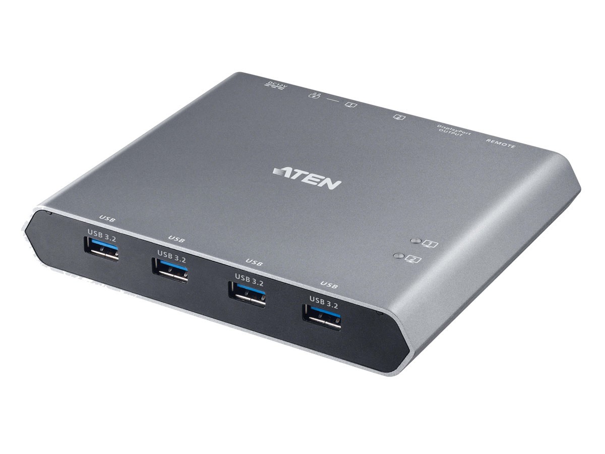 Aten-New-US3311 _ ATEN 2-PORT USB-C SHARING SWITCH WITH POWER PASS THR