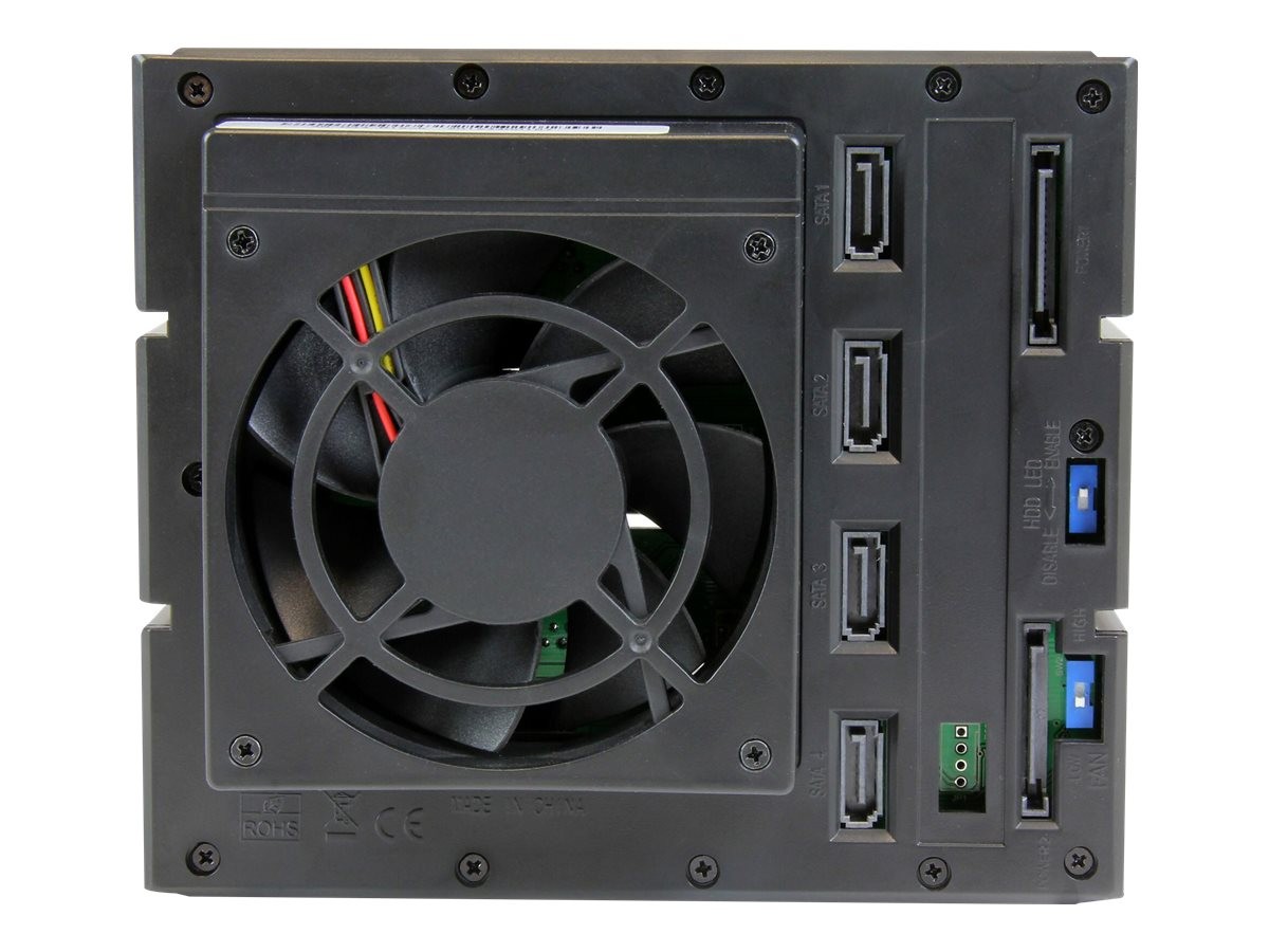 StarTechcom 4-Compartment 3.5 Wireless SATA Hard Drives HSB4SATSASBA