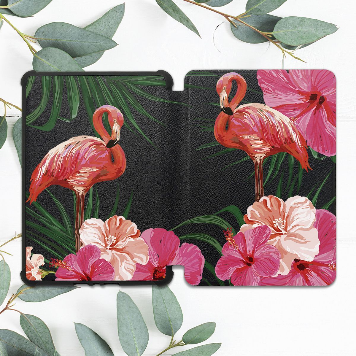 Cute Pink Flowers Flamingo Case For All-new Kindle 10th Gen Kindle Paperwhite