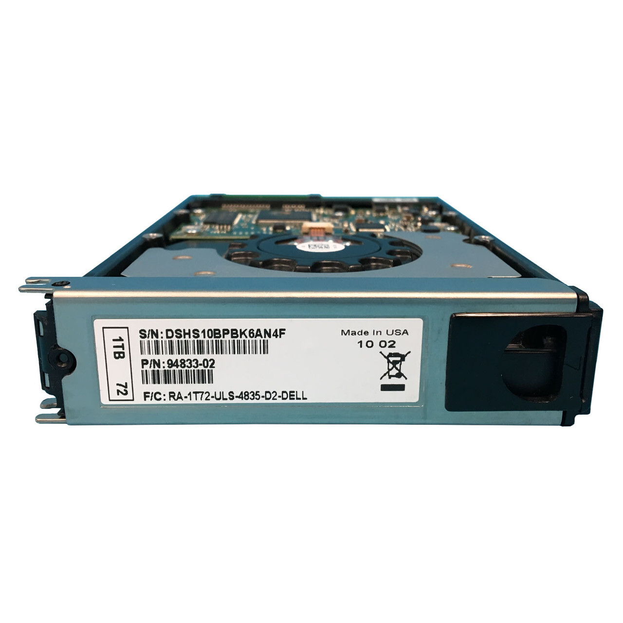 EqualLogic 94833-02 | PS6500E 1TB SATA 7.2K 3.5" Drive w/tray HUA721010KLA330