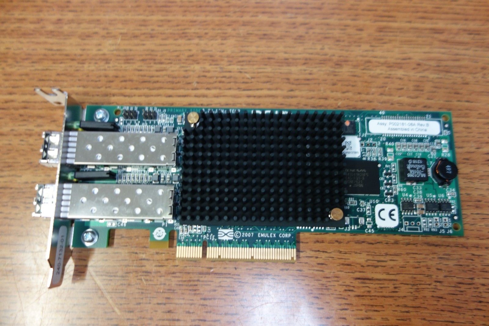 Lot of 5 Sun Emulex 8Gbps Dual Port PCI-E FC Adapter  LPE12002 371-4306-01