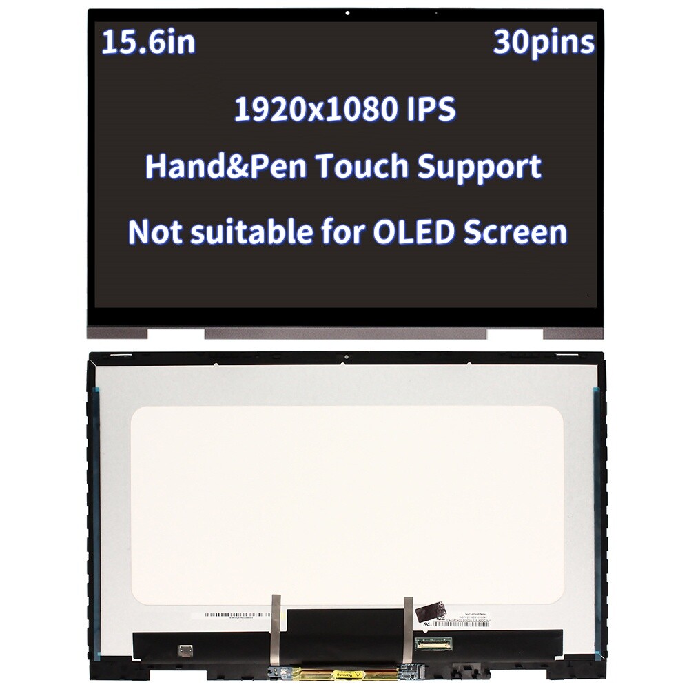 FHD LCD Touch Screen+Bezel for HP Envy X360 15-EU1026NR 15-EU1086NR 15-EU1747NR
