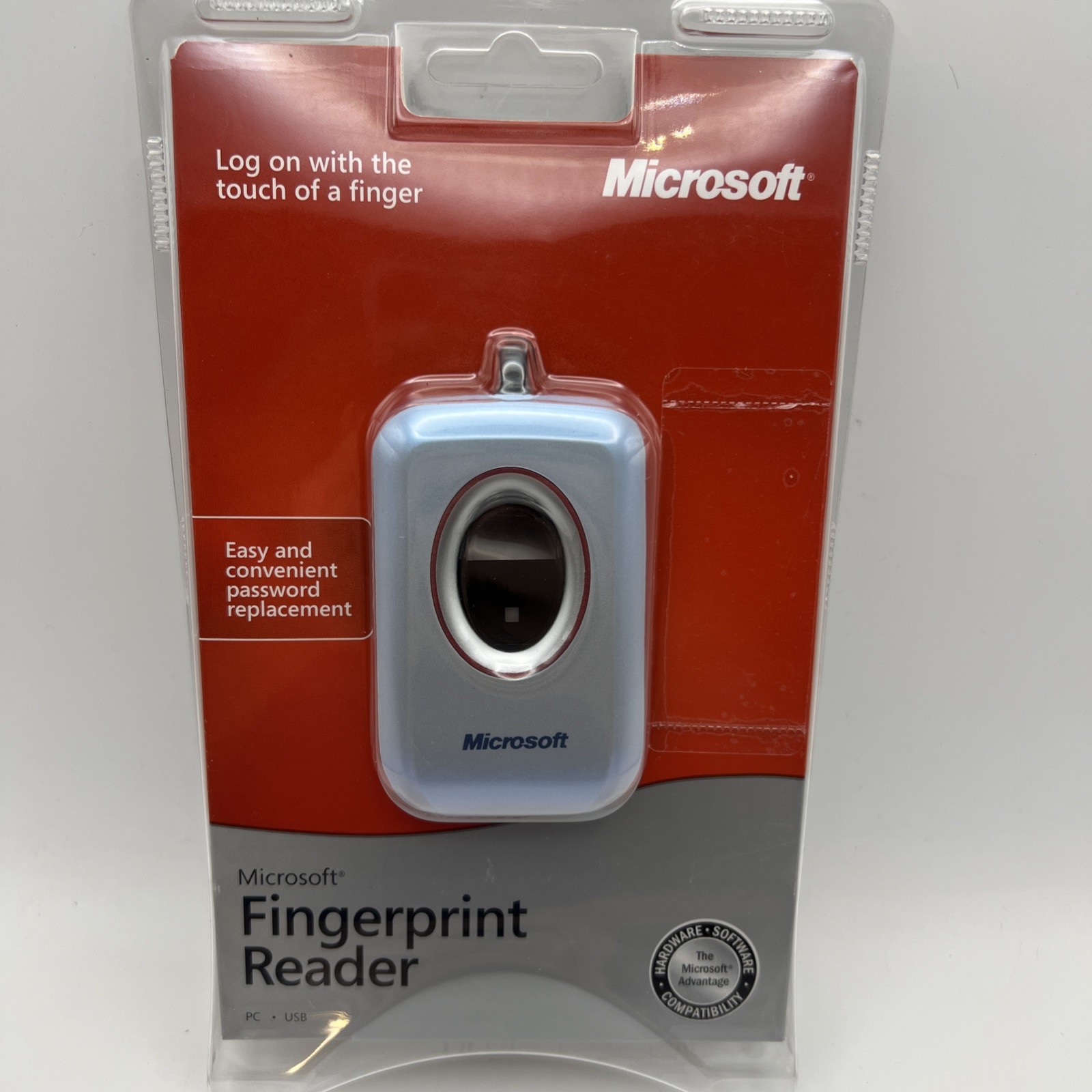Microsoft Fingerprint Reader Model 1033 Password Replacement Windows XP NEW